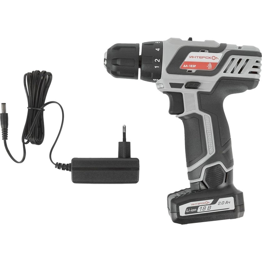Дрель-шуруповерт Интерскол да-18эр