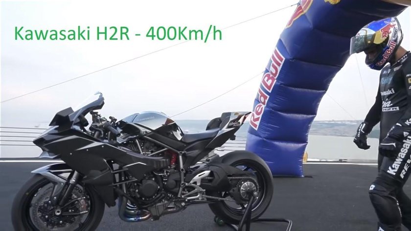 Kawasaki Ninja h2r 400 км/ч