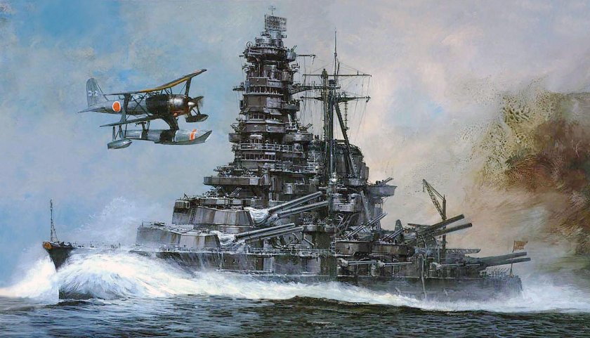 Линкор-авианосец Ямато