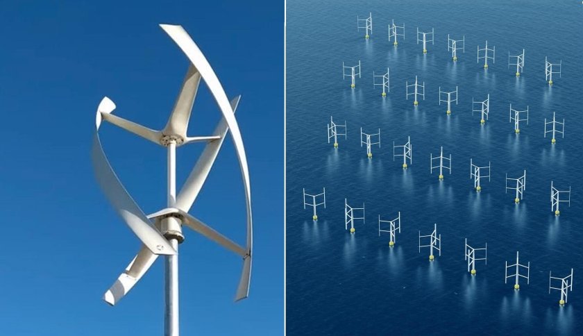 Вертикальный ветрогенератор ротор Дарье