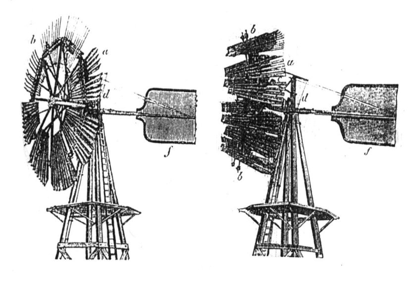 Первая ветряная электростанция мельница Блита