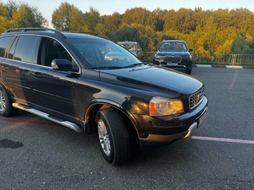 Volvo xc90 2008 черный