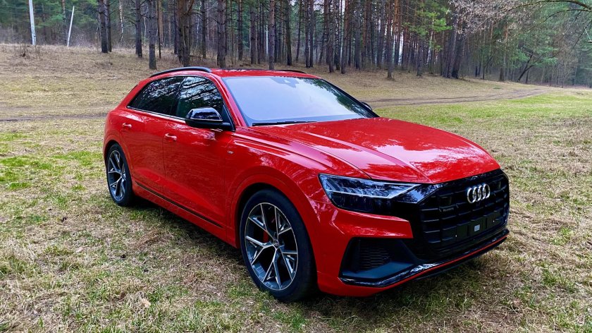 Двухцветное Ауди ку 8 фото