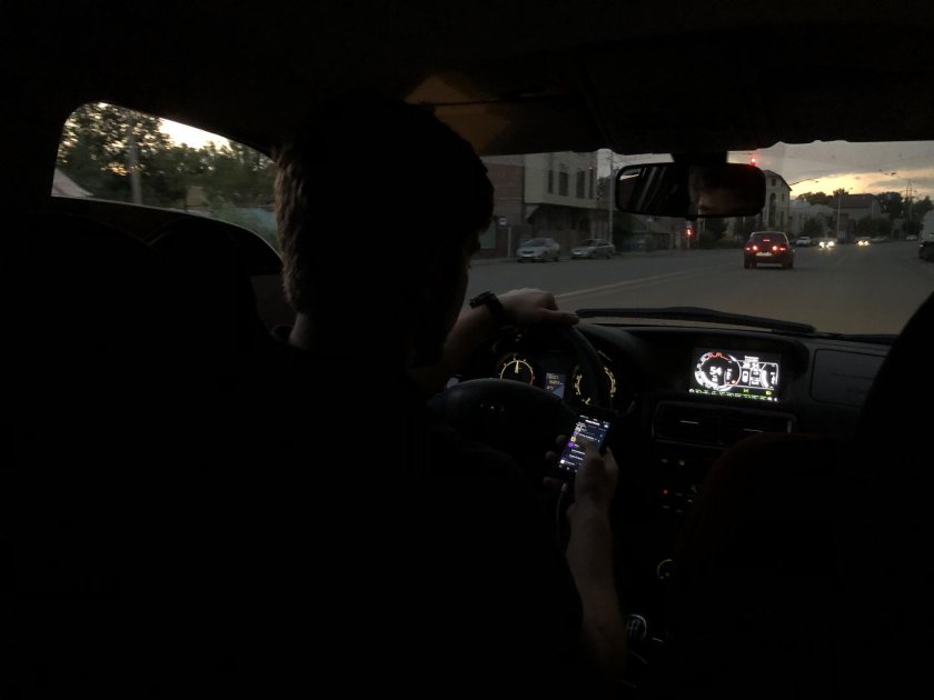 ВАЗ 2114 бункер с салона