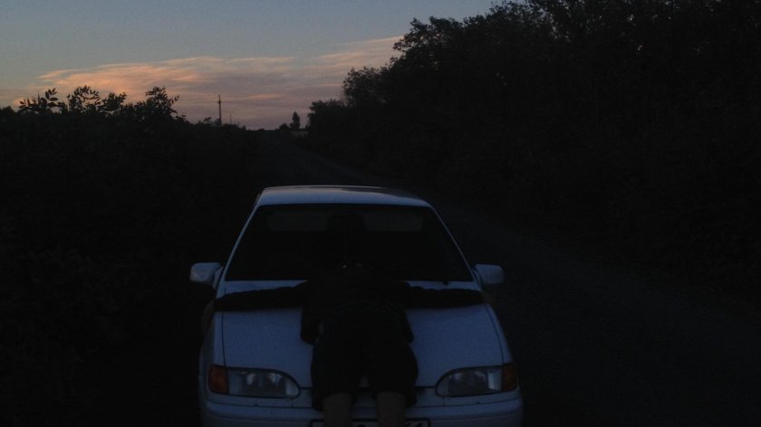 Лада 2114 тонированная ночью