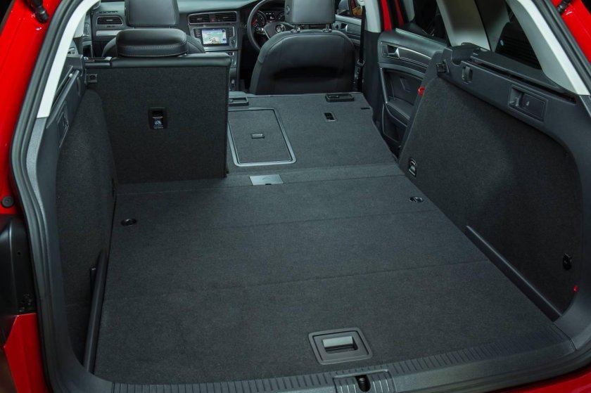 Volkswagen Passat Alltrack b8 сложенные сиденья