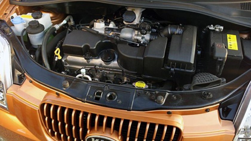 Kia Picanto 2006 под капотом