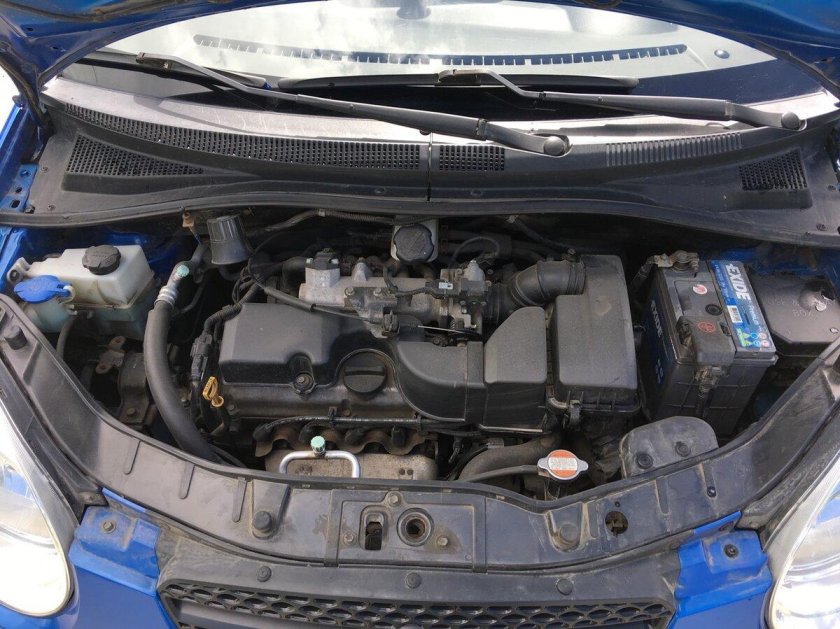 Подкапотка Киа Пиканто 2007