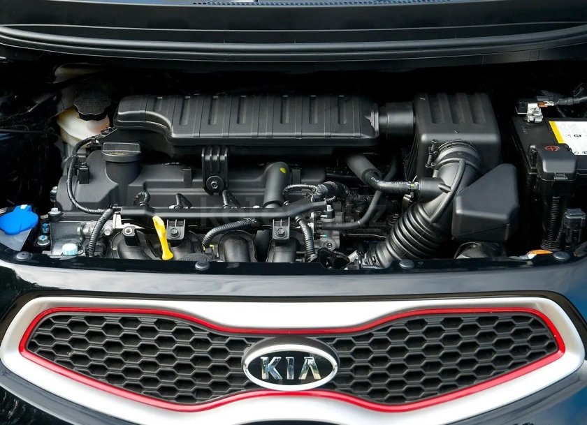 Kia Picanto 2014 под капотом