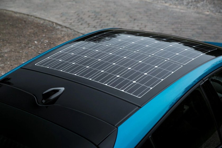 Тойота Приус на солнечных батареях