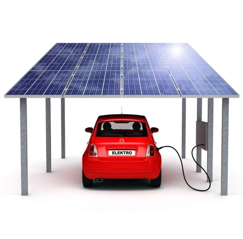 Solar panels for carport
