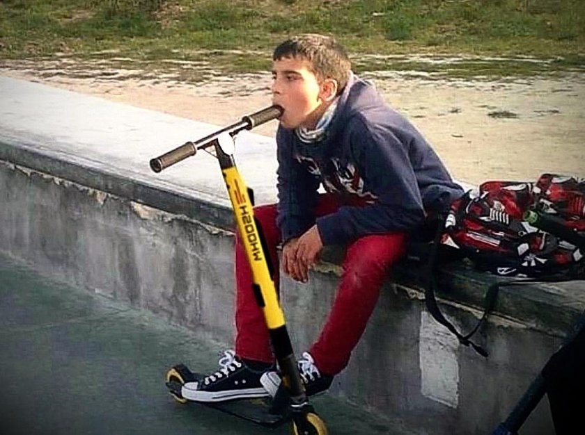 Прикольный самокат