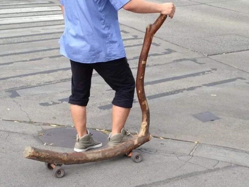 Смешной самокат