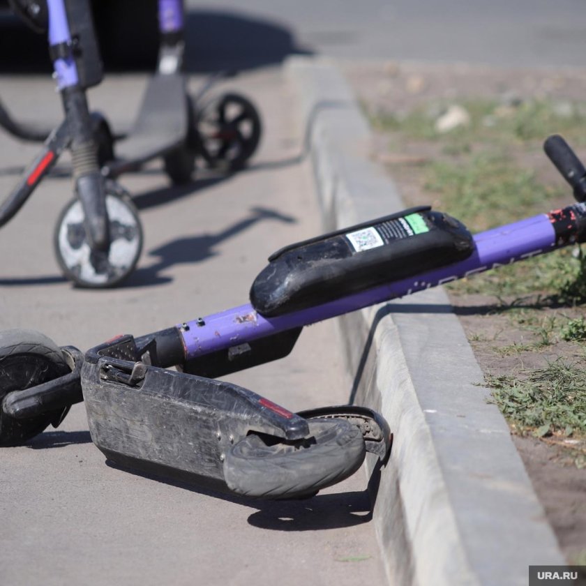 Электросамокат авария