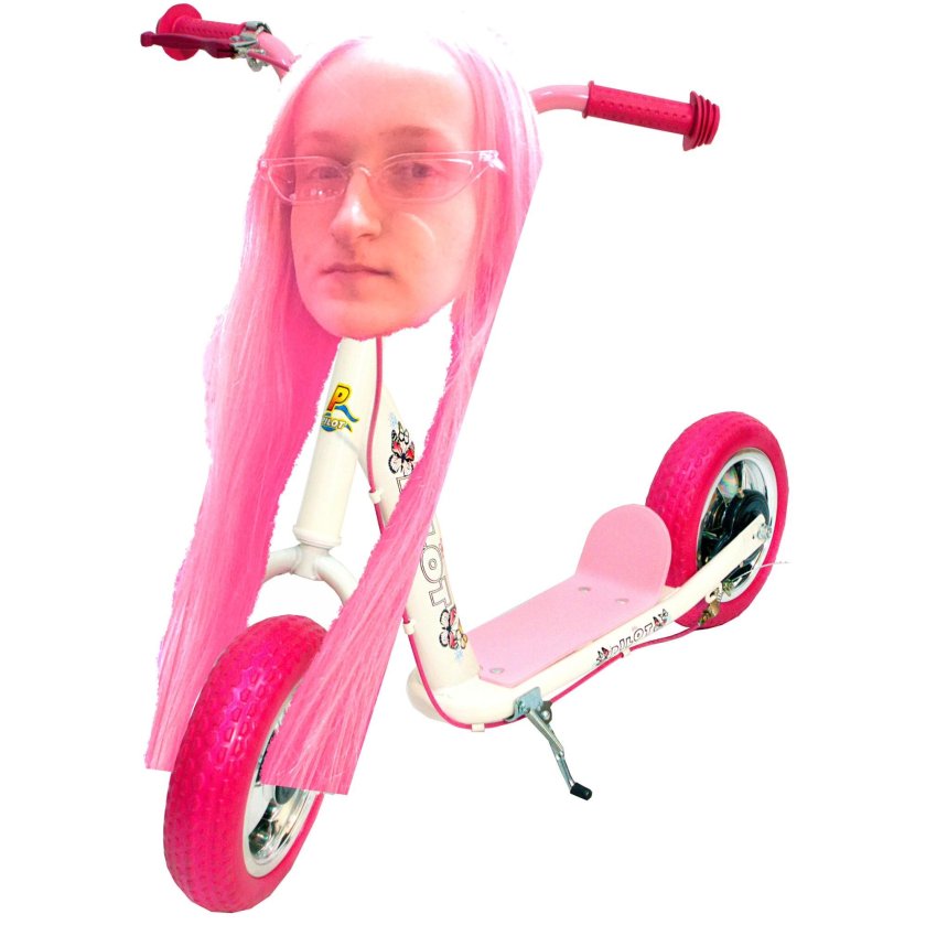 Прикольный самокат