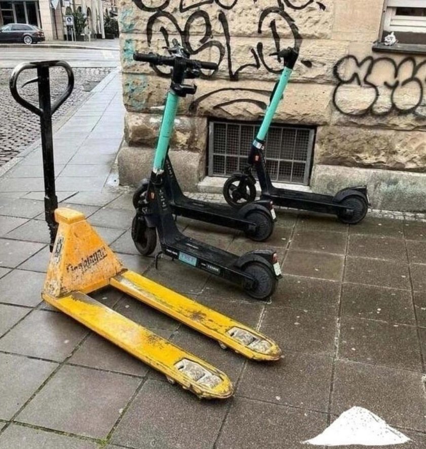 Смешной самокат