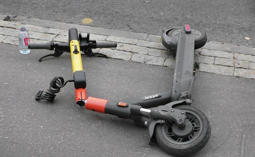 Электросамокат авария