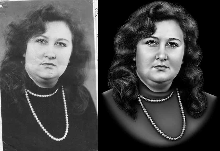 Ретушь на памятник