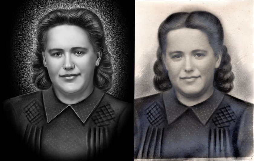 Ретушь портрета на памятник
