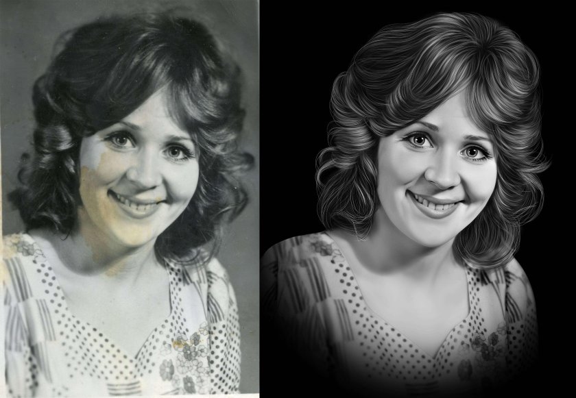 Ретушь для гравировки