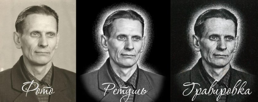 Гравировка портрета