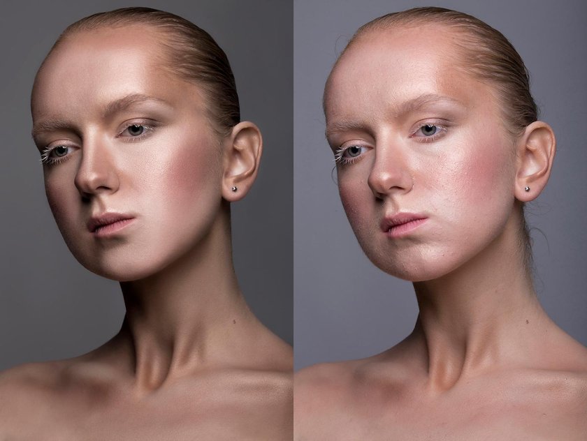Профессиональная ретушь лица