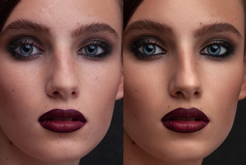 Ретушь макияжа