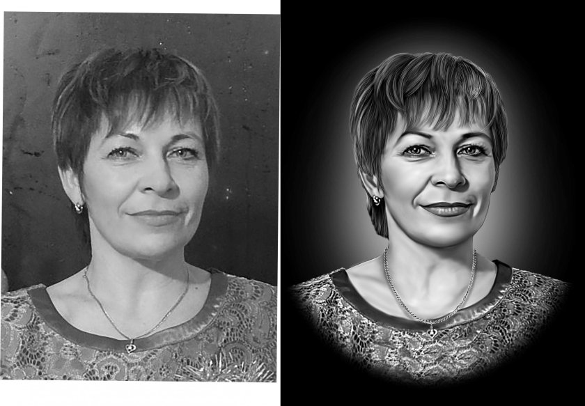 Ретушь на памятник