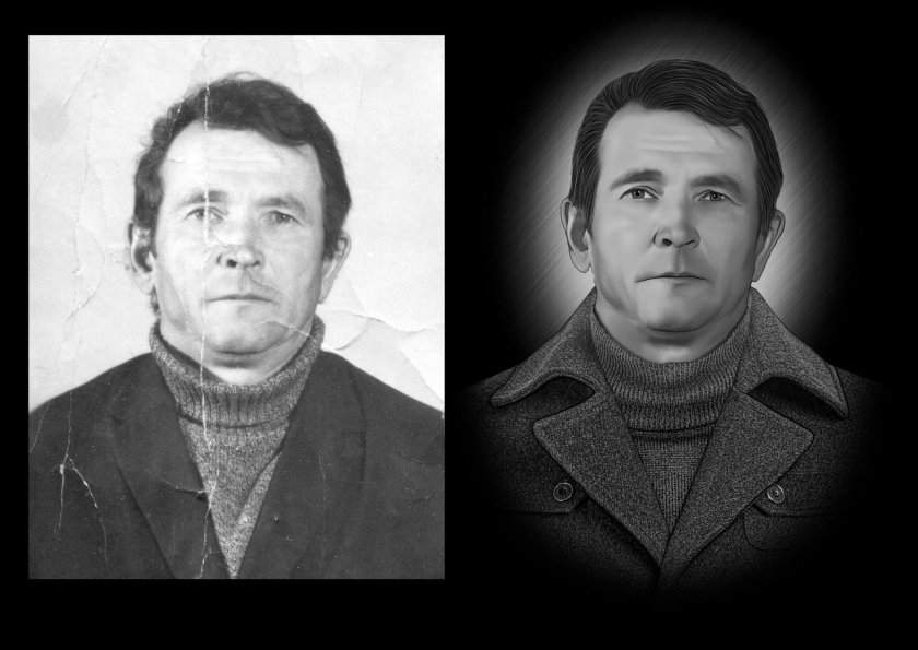 Ретушь на памятник