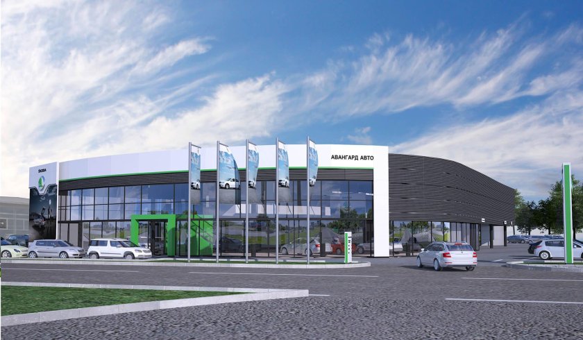 Автосалон среднего класса