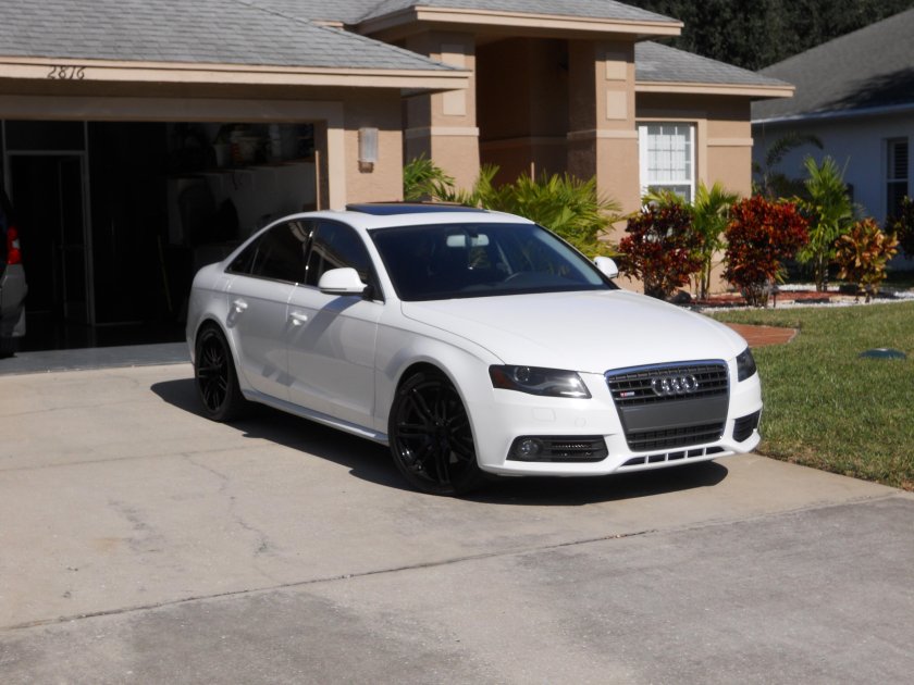 Ауди а4 белая