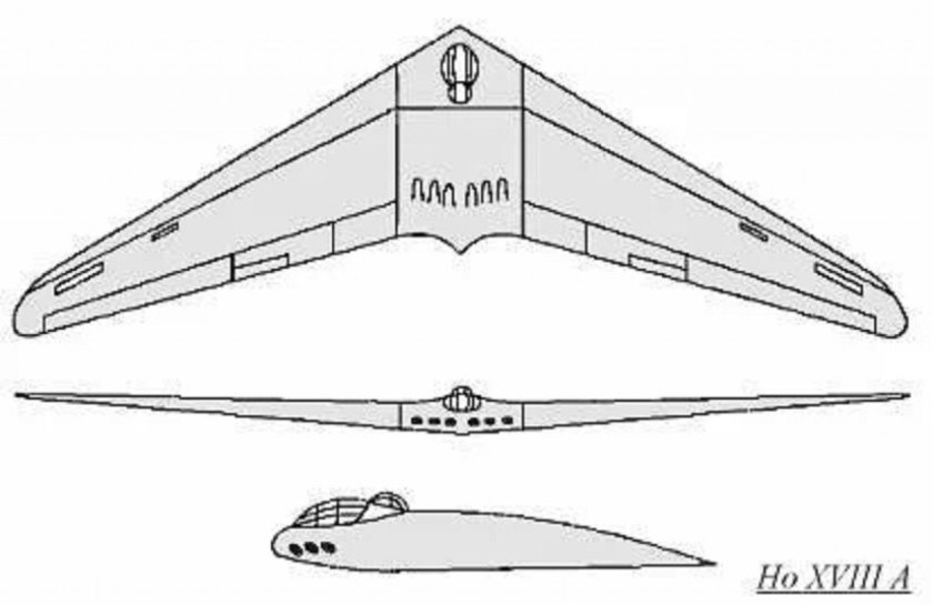 Самолет Horten ho.XVIII