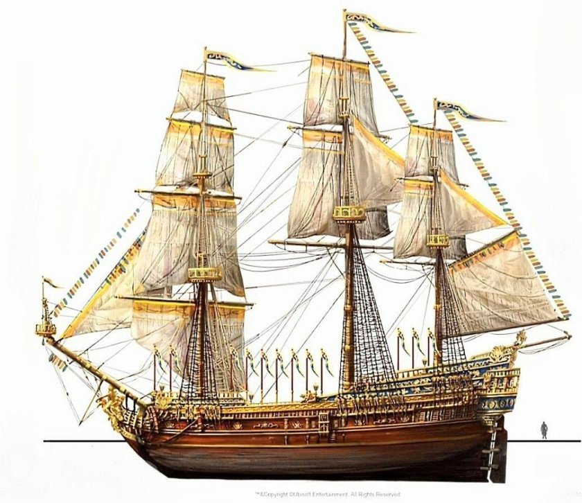 Фрегат из ассасин Крид 4