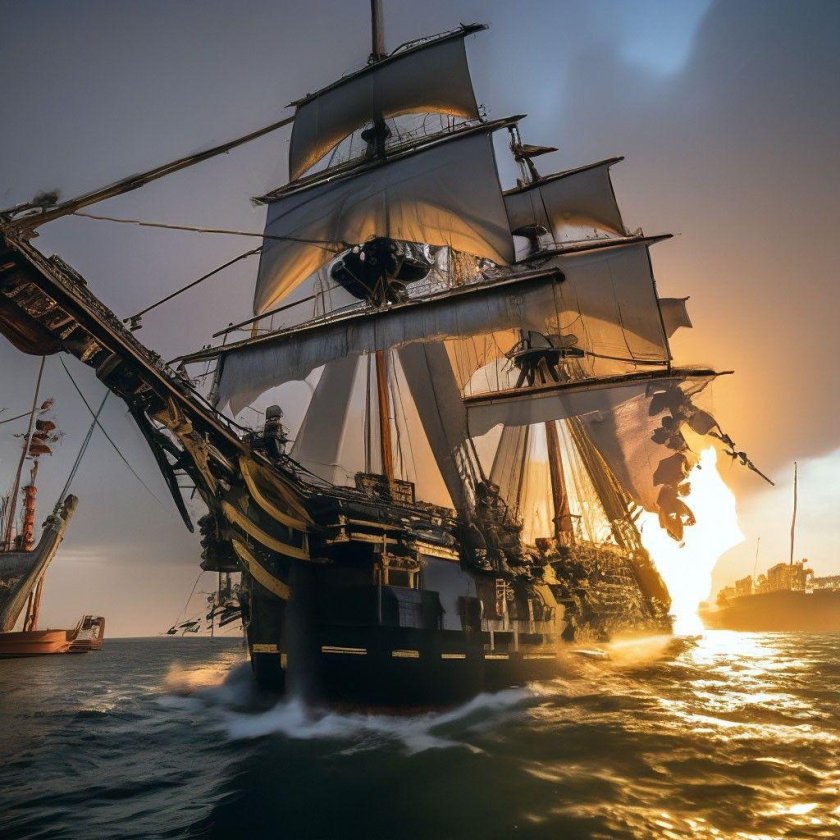 Паруса корабля