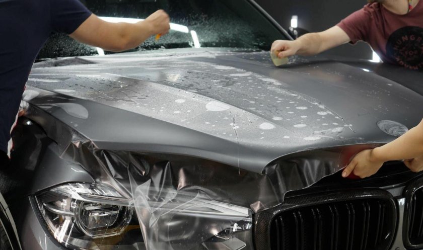 Антигравийная плёнка BMW x5