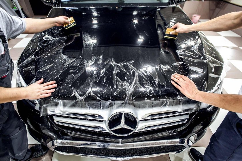 Детейлинг антигравийная пленка