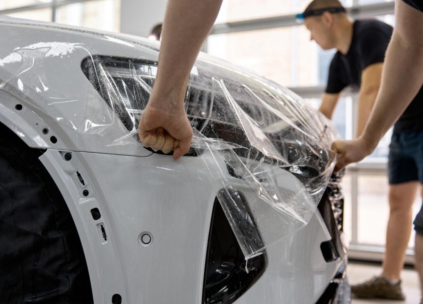 Оклейка полиуретановой пленкой