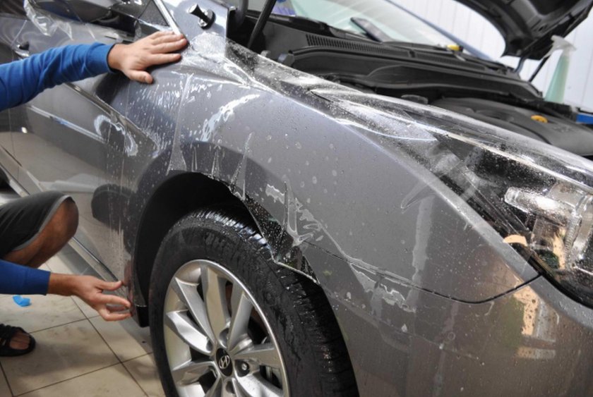 Защита авто антигравийной пленкой