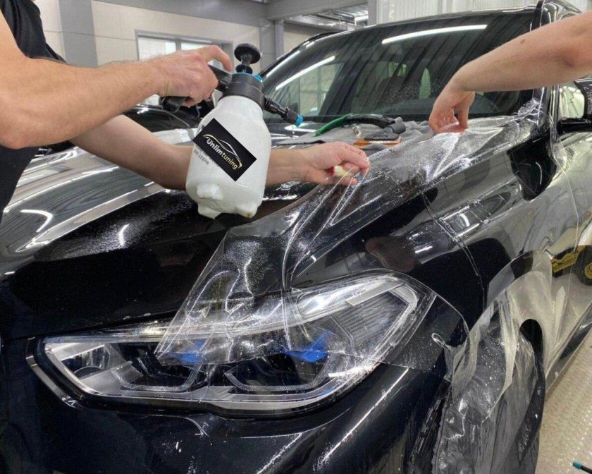Детейлинг антигравийная пленка