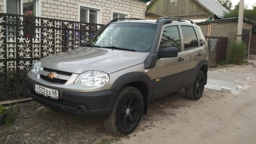 Аустер цвет Шевроле Нива