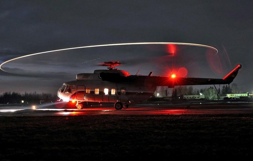 Ми-8 бортовые огни