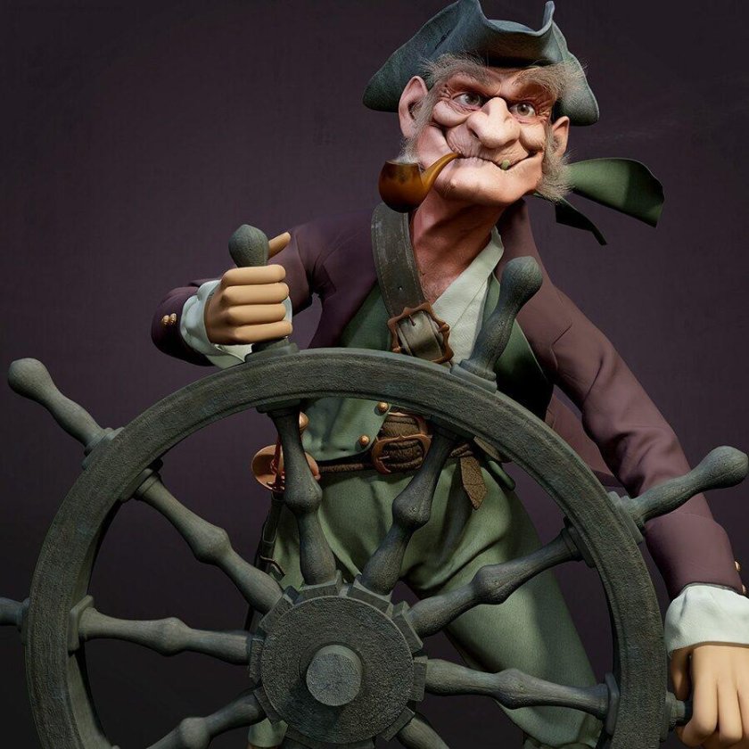 Капитан корабля морской волк