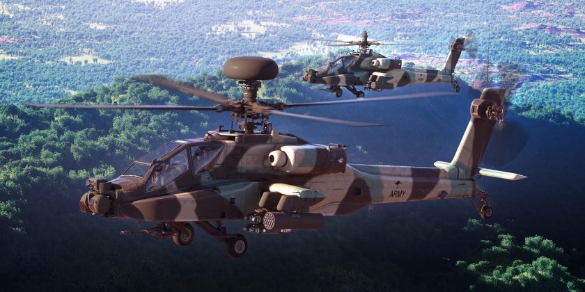 Вертолет Ah-64e