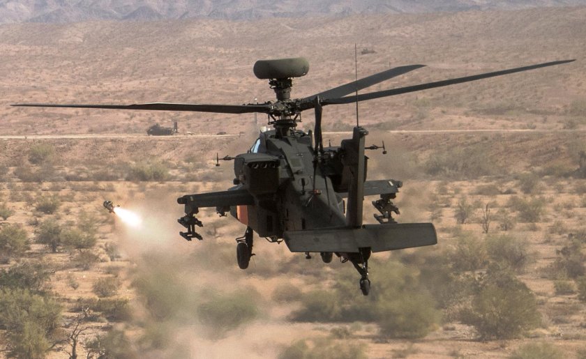 Боевой вертолет \ ah-64 apache\
