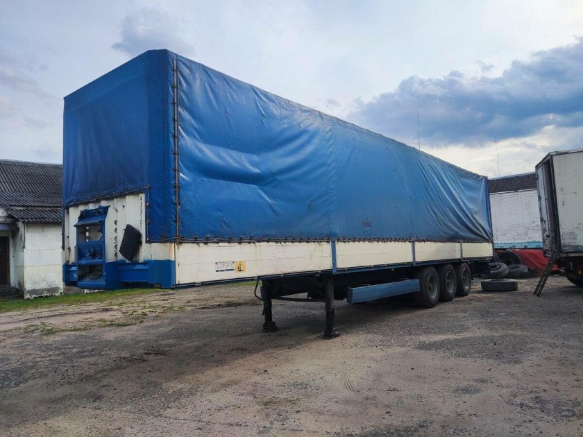 Полуприцеп krone sdp27 тентованный