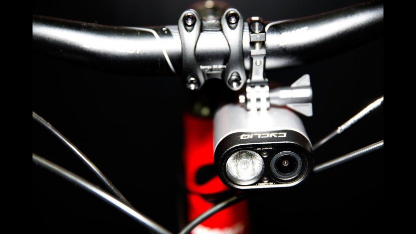 Видеокамера на велосипед