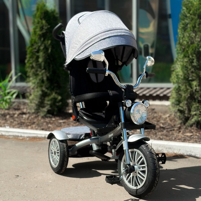 Велосипед чоппер трехколесный с фарой