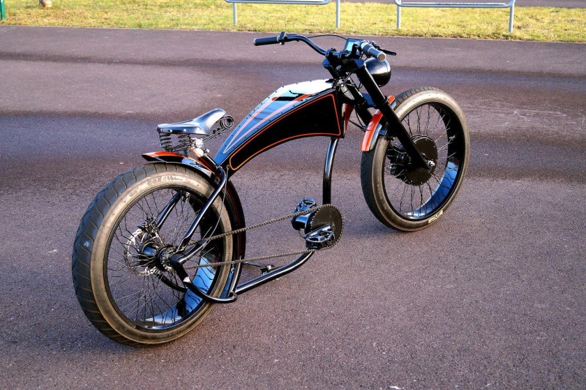 Электровелосипед фэт-байк, чоппер