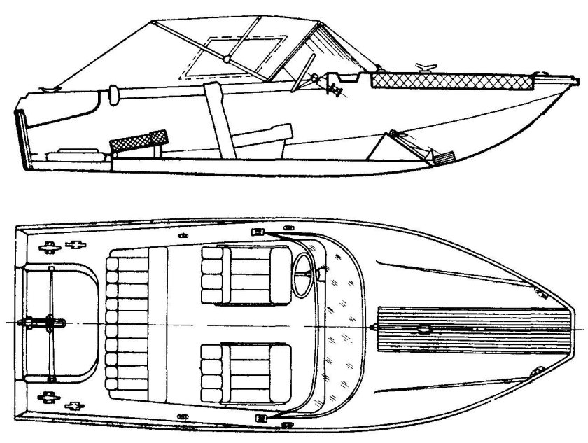 Лодка Нептун 2 габариты