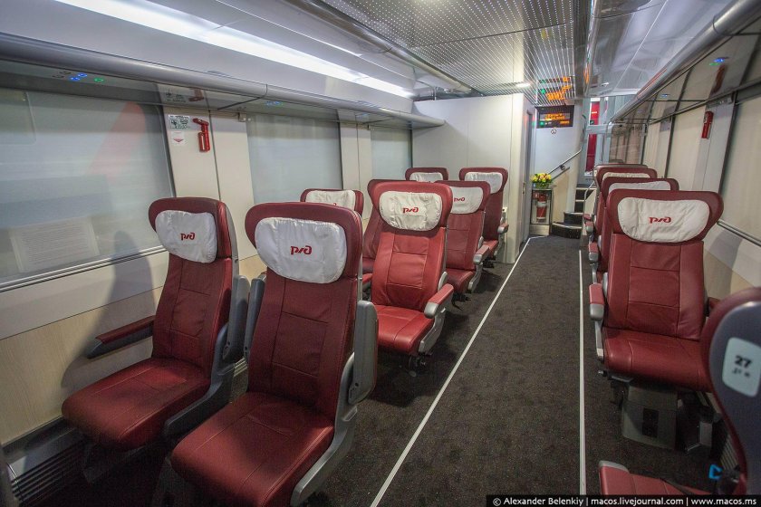 Двухэтажный сидячий вагон РЖД